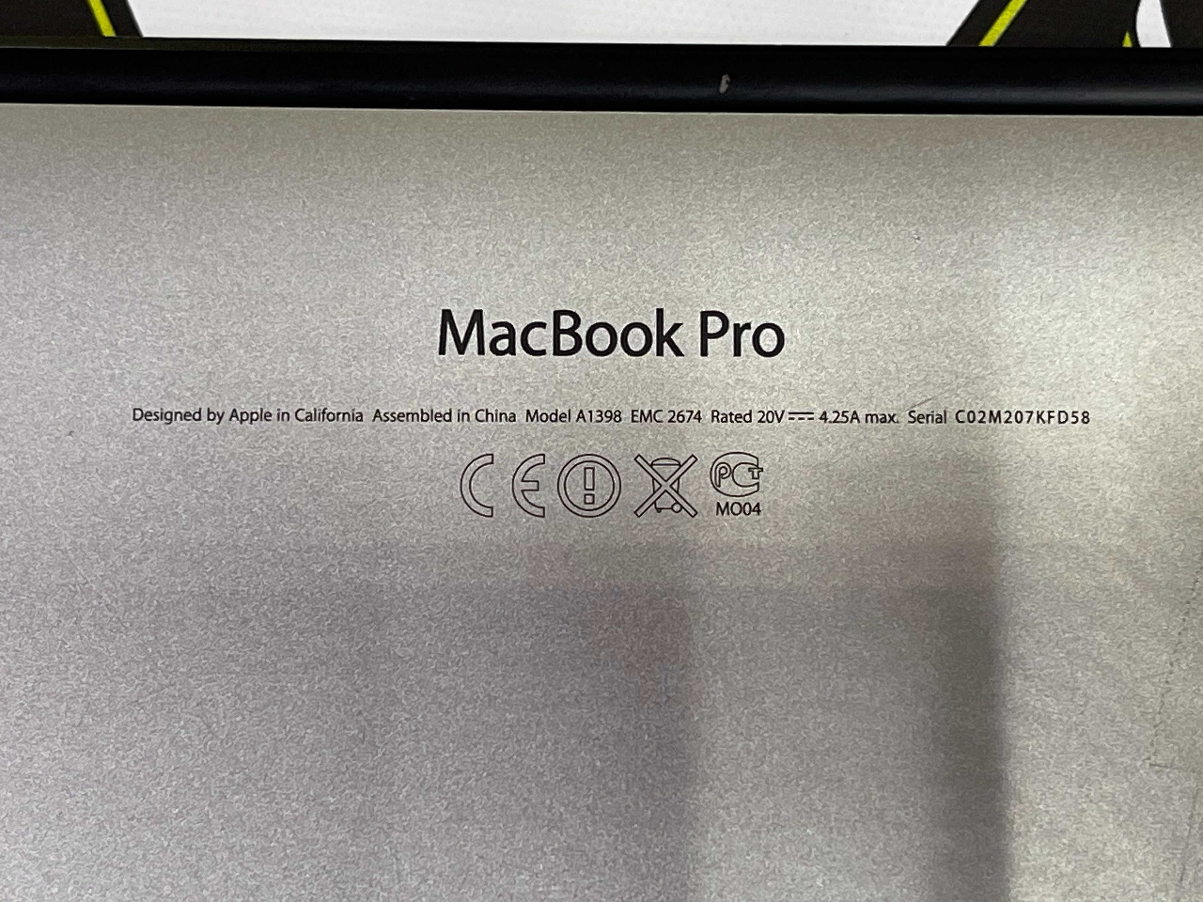 MacBook Pro 15" Retina (A1398, Late 2013) Топова конфігурація!