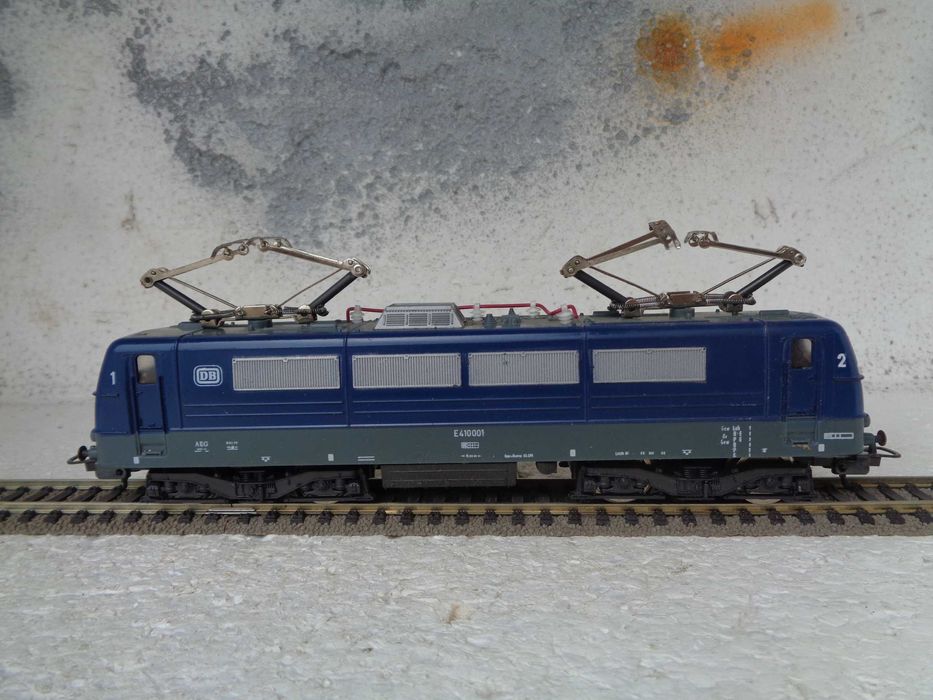 1:87 LIMA Locomotiva eletrica E410 comboio com luz