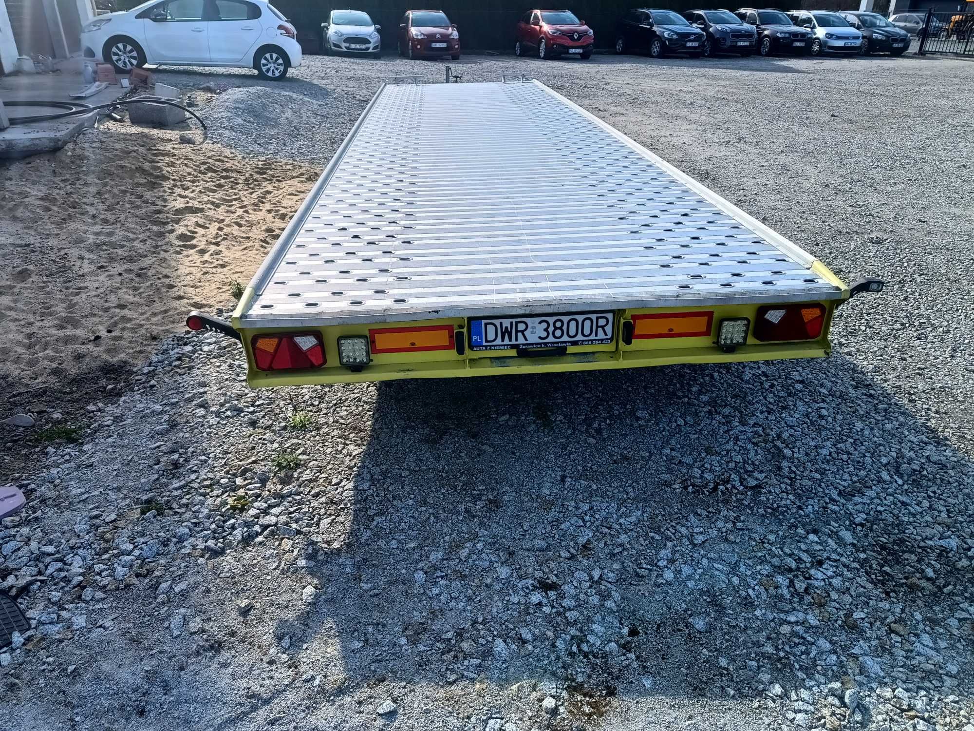 Przyczepa laweta na 2 auta 8,5 m NPS aluminowa w super cenie !