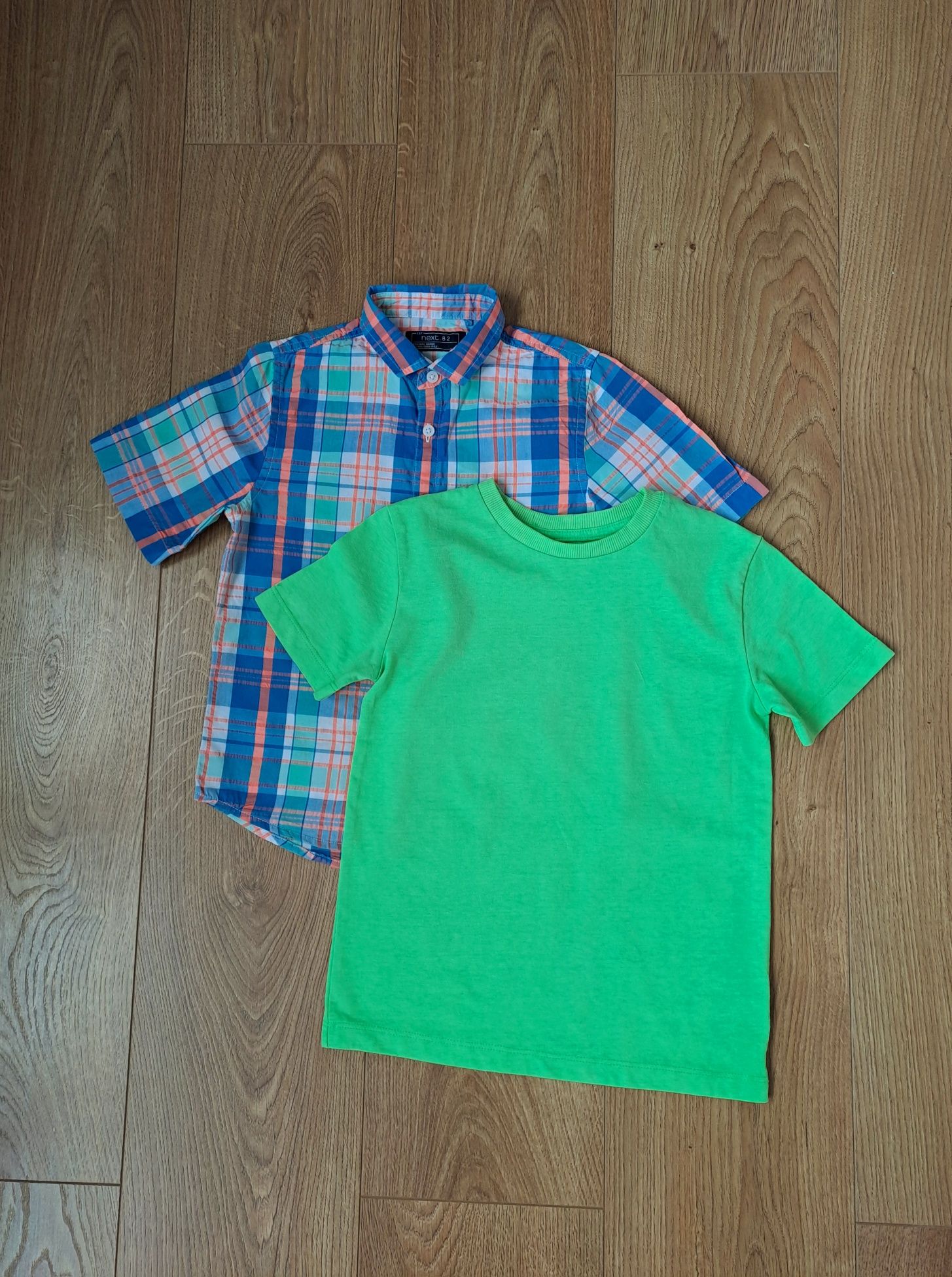 Летний набор для мальчика/рубашка с коротким рукавом/футболка/шорты