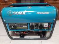 Генератор бензиновый с электростартером Soma SM802A
