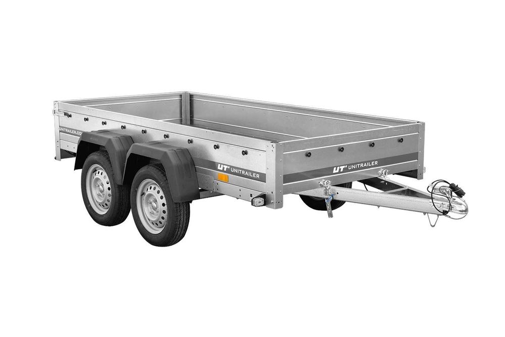 Przyczepka dwuosiowa 264x125 GARDEN 264/2 KIPP DMC 300-750 KG