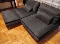 SÖDERHAMN Sofa modułowa 2-osobowa z szezlongiem