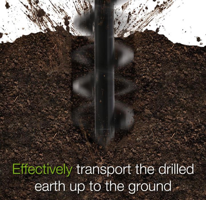 WORKPRO Zestaw wierteł ślimakowych, 4 x 22 cm, 8 x 30 cm