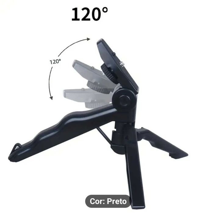 Video - making  Kit  com Microfone/Luz Led/Suporte/Tripé