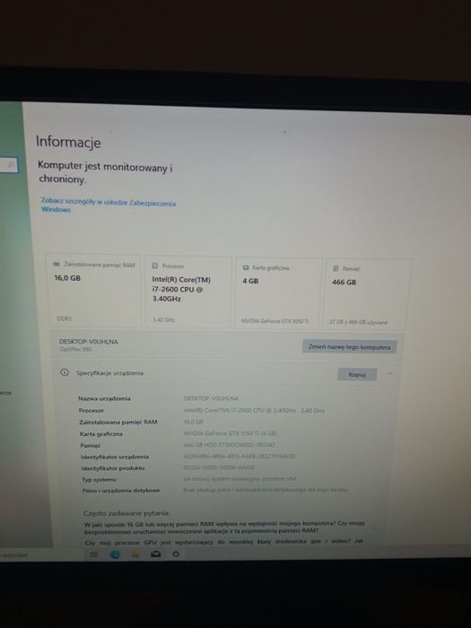 Komputer stacjonarny