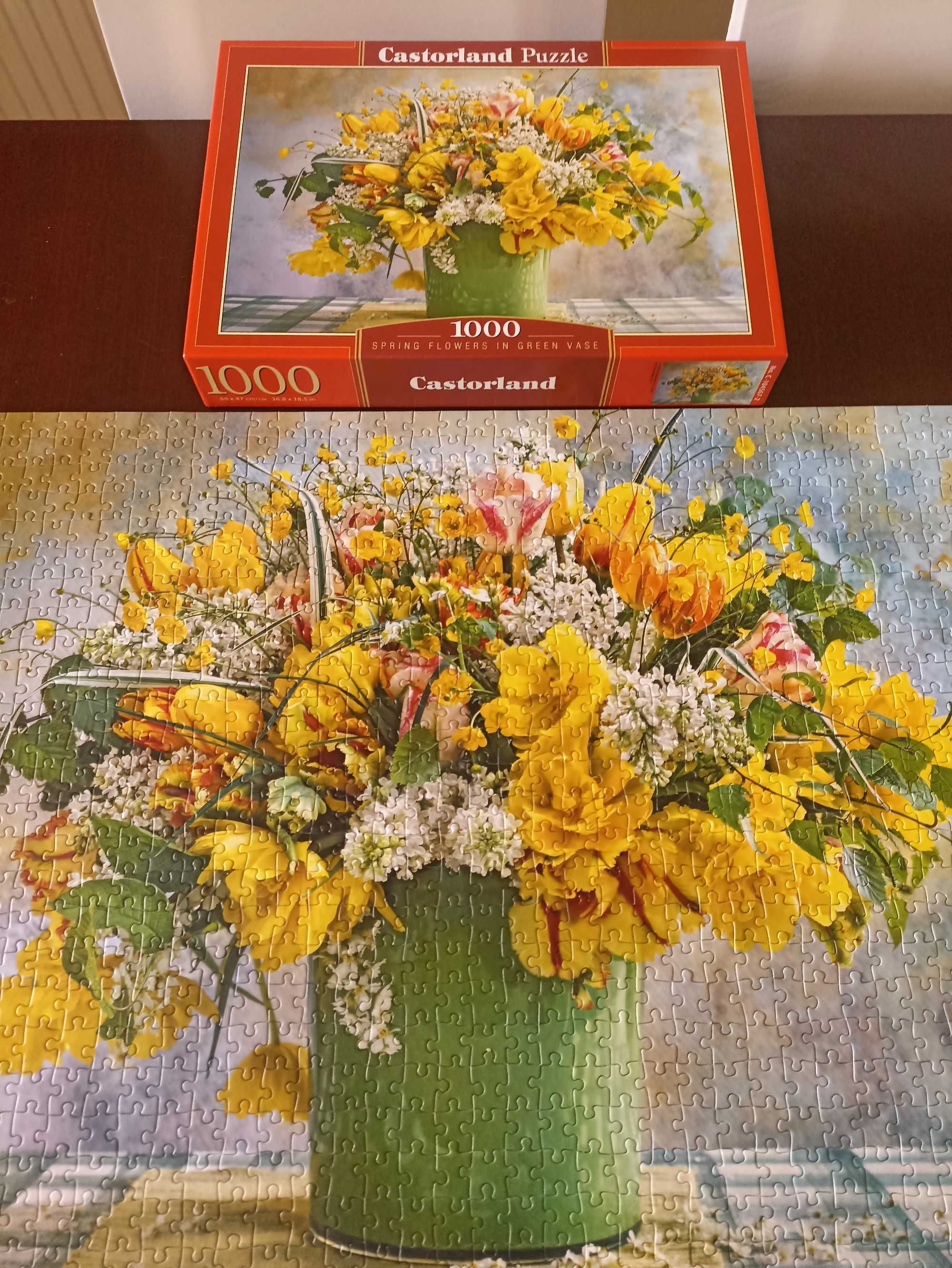 Puzzle 1000 Castorland wiosenne kwiaty