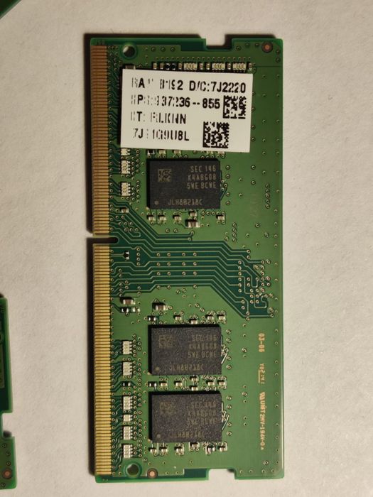 Пам'ять Samsung 8GB SO-DIMM DDR4 3200 MHz (M471A1K43EB1-CWE)