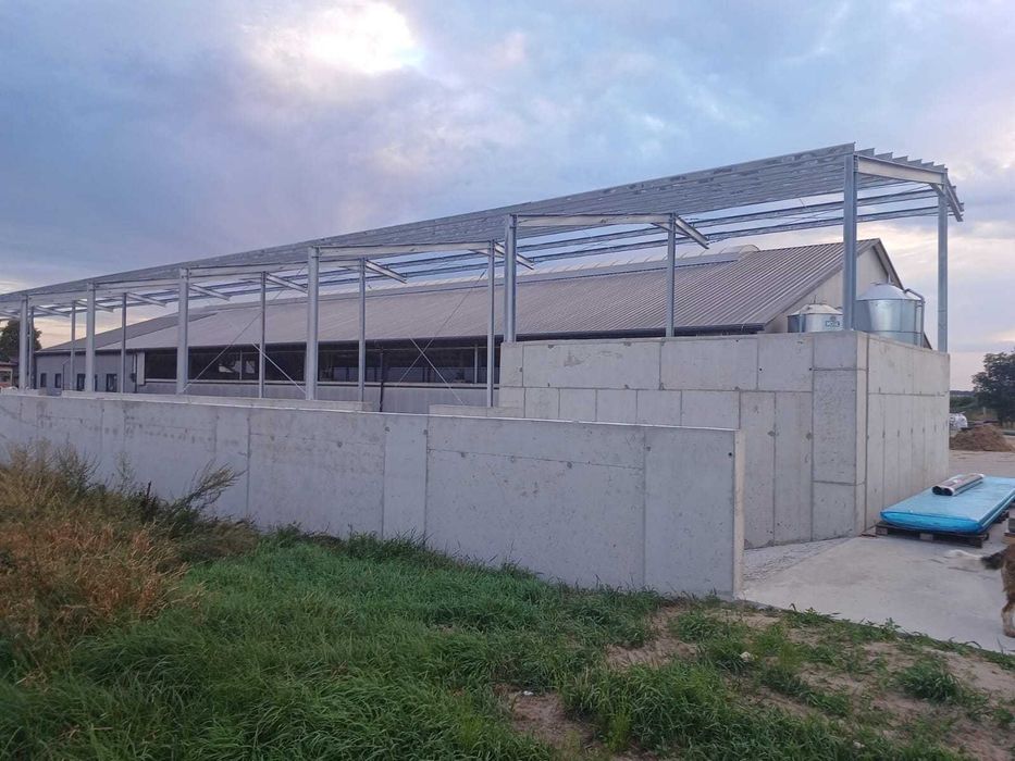 Hala stalowa - konstrukcja 70x8m