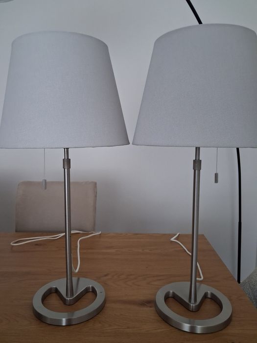 Conjunto 2 candeeiros mesa ikea com regulação em altura