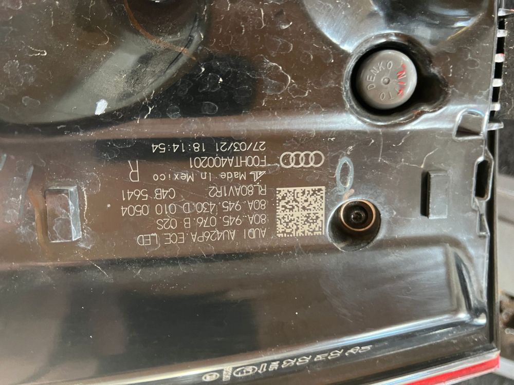 Фонарі audi q5 80a рест matrix