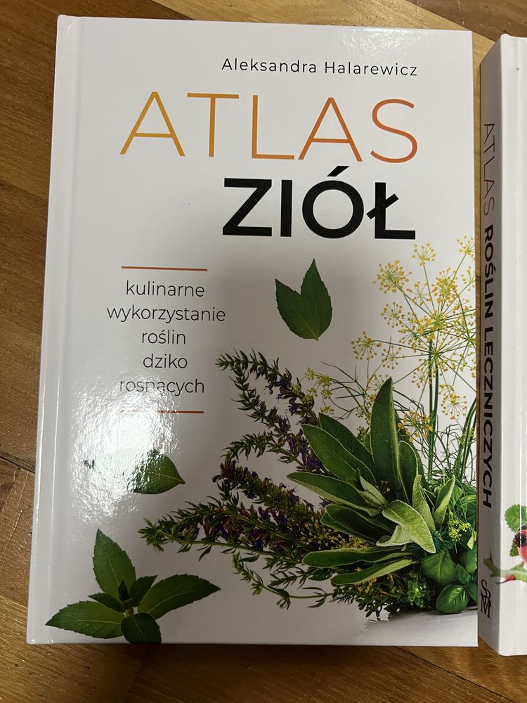 Rośliny lecznicze, atlas ziół, domowa apteka 3 nowe ksiażki