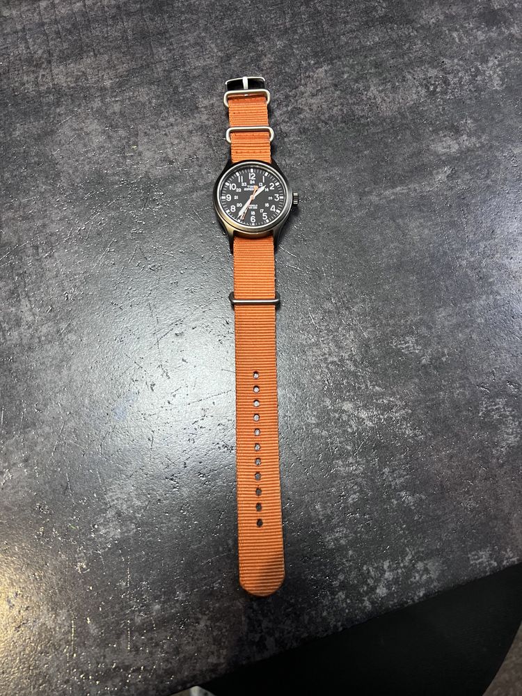 Годинник Timex Expedition Scout Slip-Thru Watch - Orange