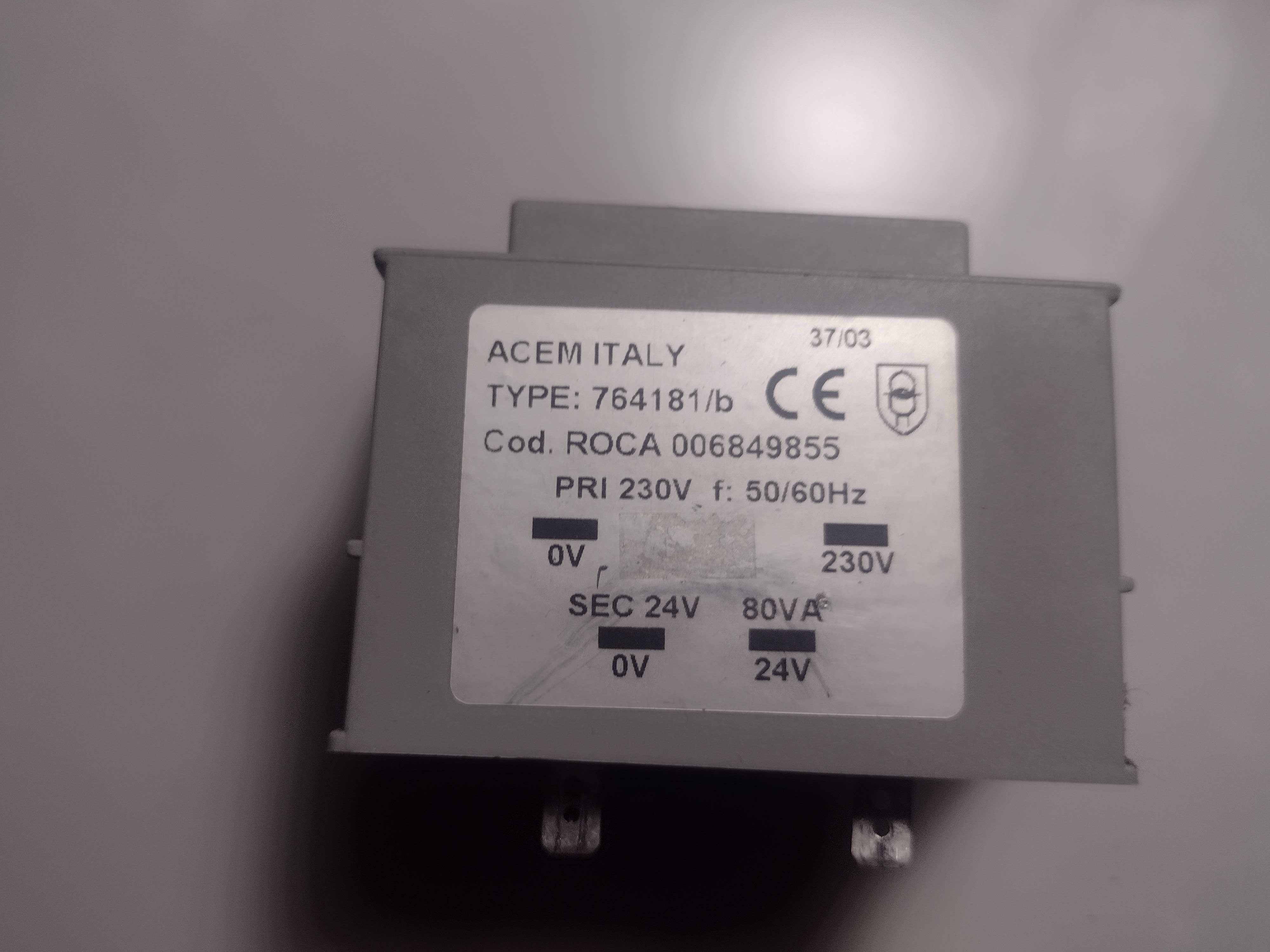 transformator 230/24 V 80 VA