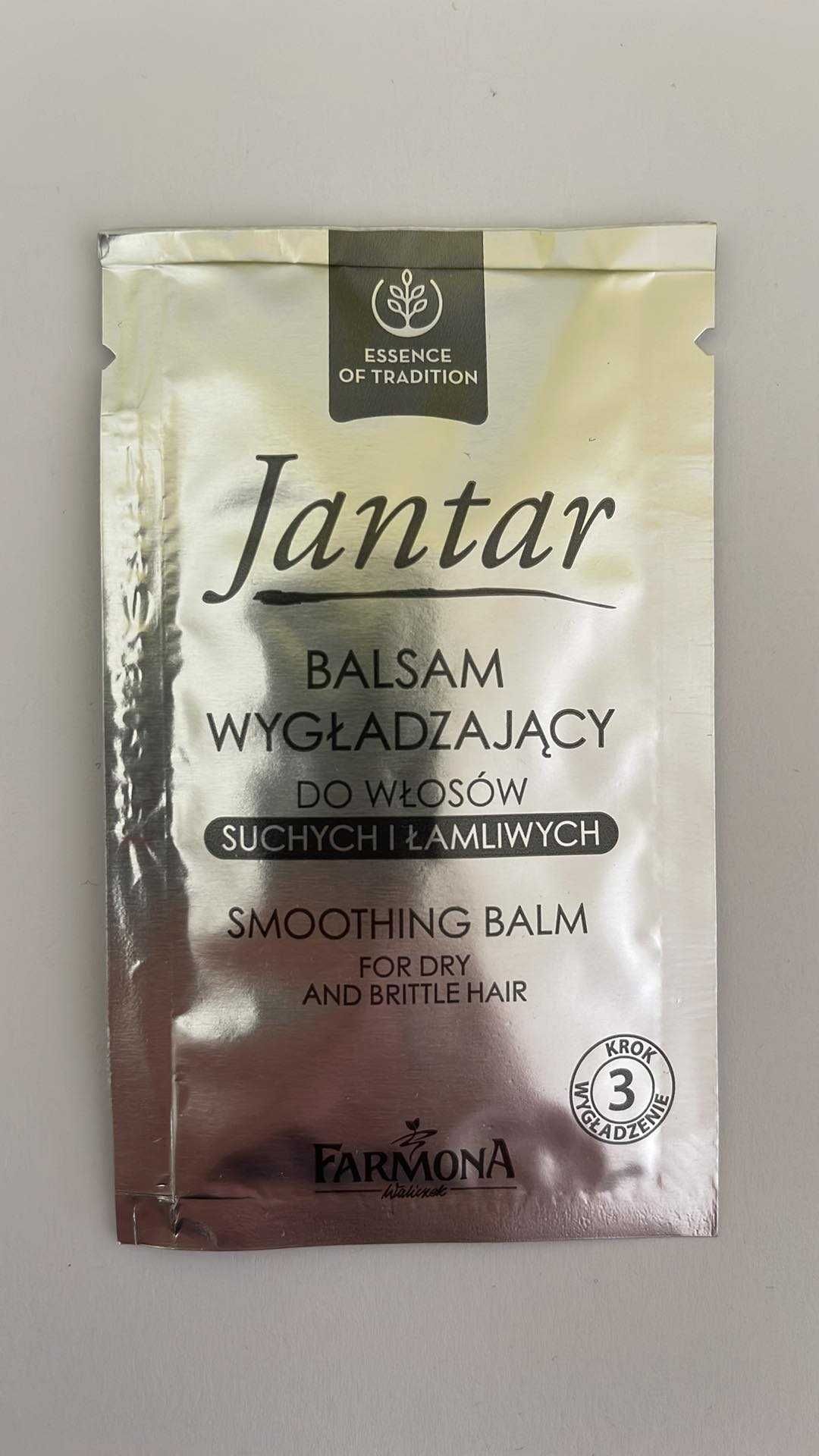 Jantar Kuracja na gorąco z wyciągiem z bursztynu do włosów suchych