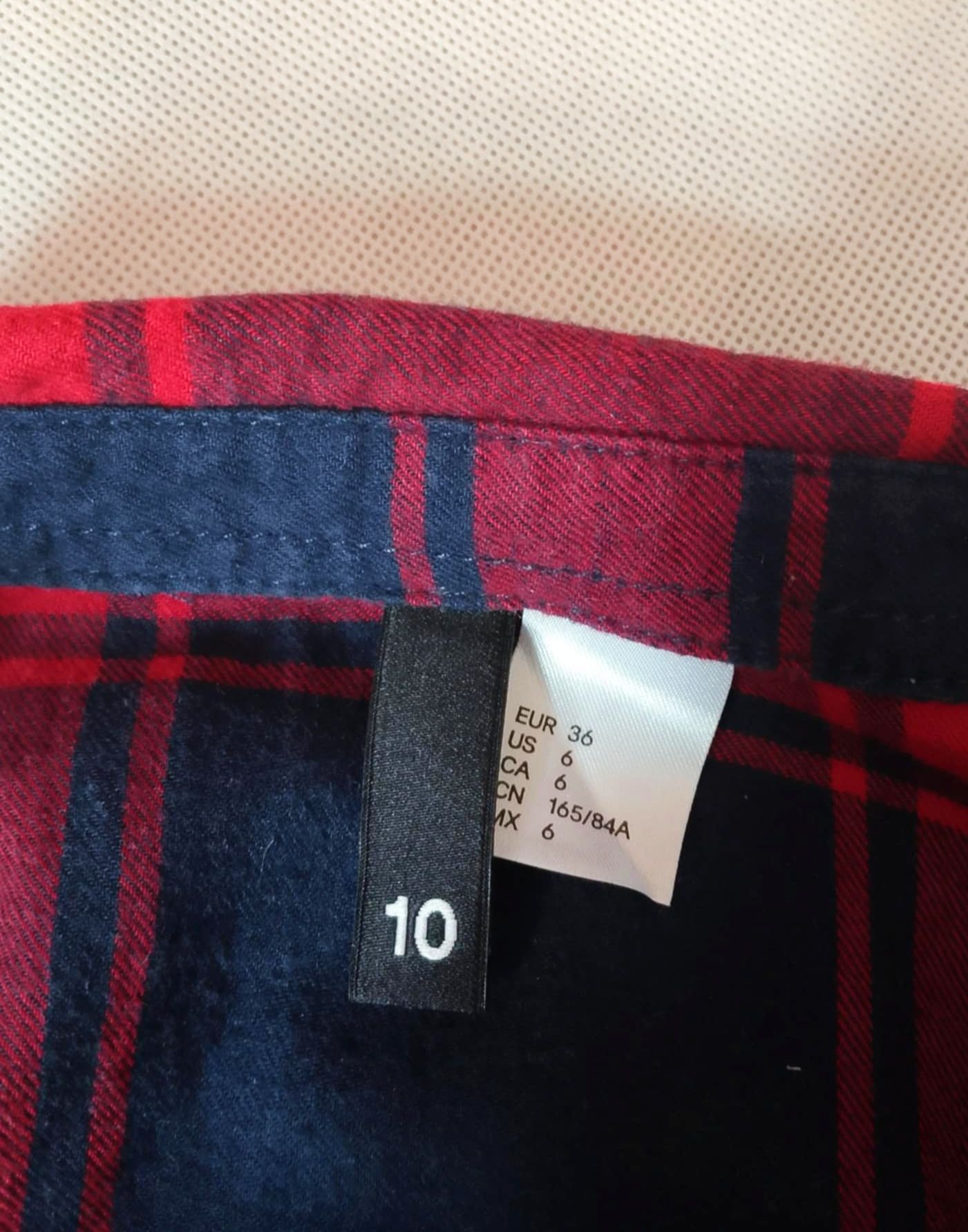Męska koszula w kratę H&M rozmiar S/36