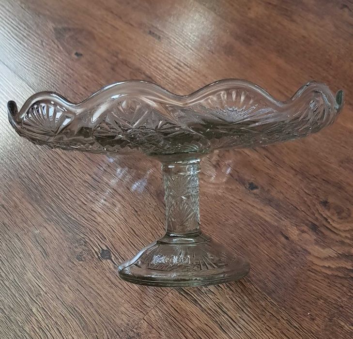 Patera / owocarka szklana, gotycka