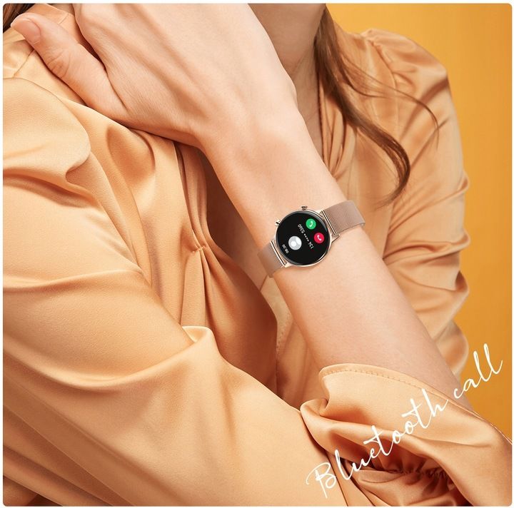 Smartwatch Damski Zegarek Rozmowy Powiadomienia Sport Zdrowie Polskie