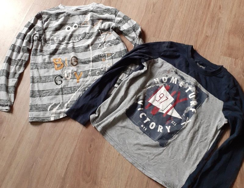 Zestaw ubrań dla chłopca 134 bluzki tshirt lato 134/140