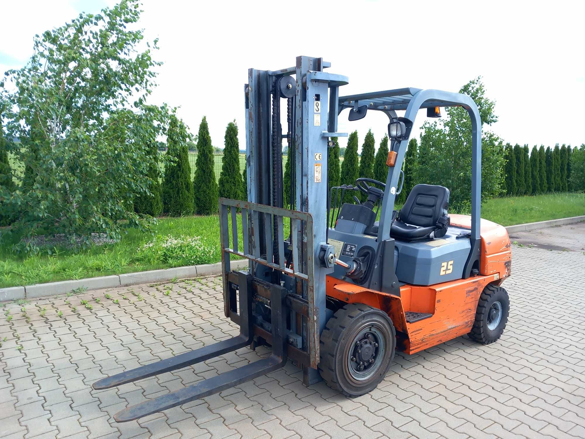 Wózek Widłowy Spalinowy 2,5t Maszt 3,3m Diesel