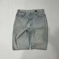 Baggy y2k light blue jeans shorts stussy polar широкі джинсові шорти