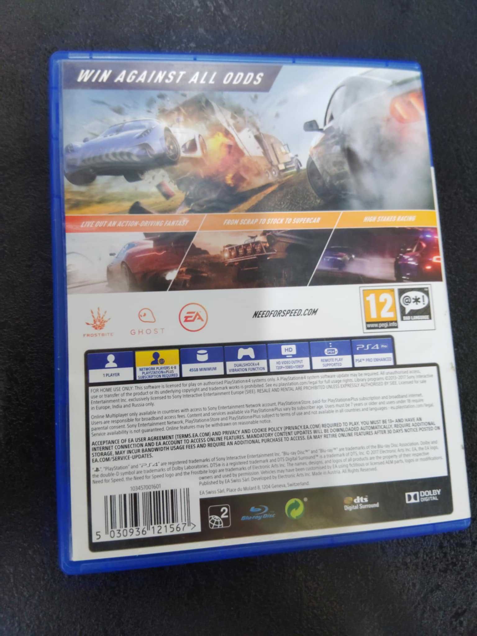 Need for Speed Payback PS4 Mówią po Polsku w grze / nfs