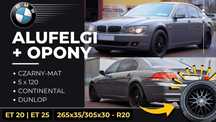 Alufelgi z Oponami BMW 20' Cale ET20 ET25 265x35 305x30 R20 Dunlop