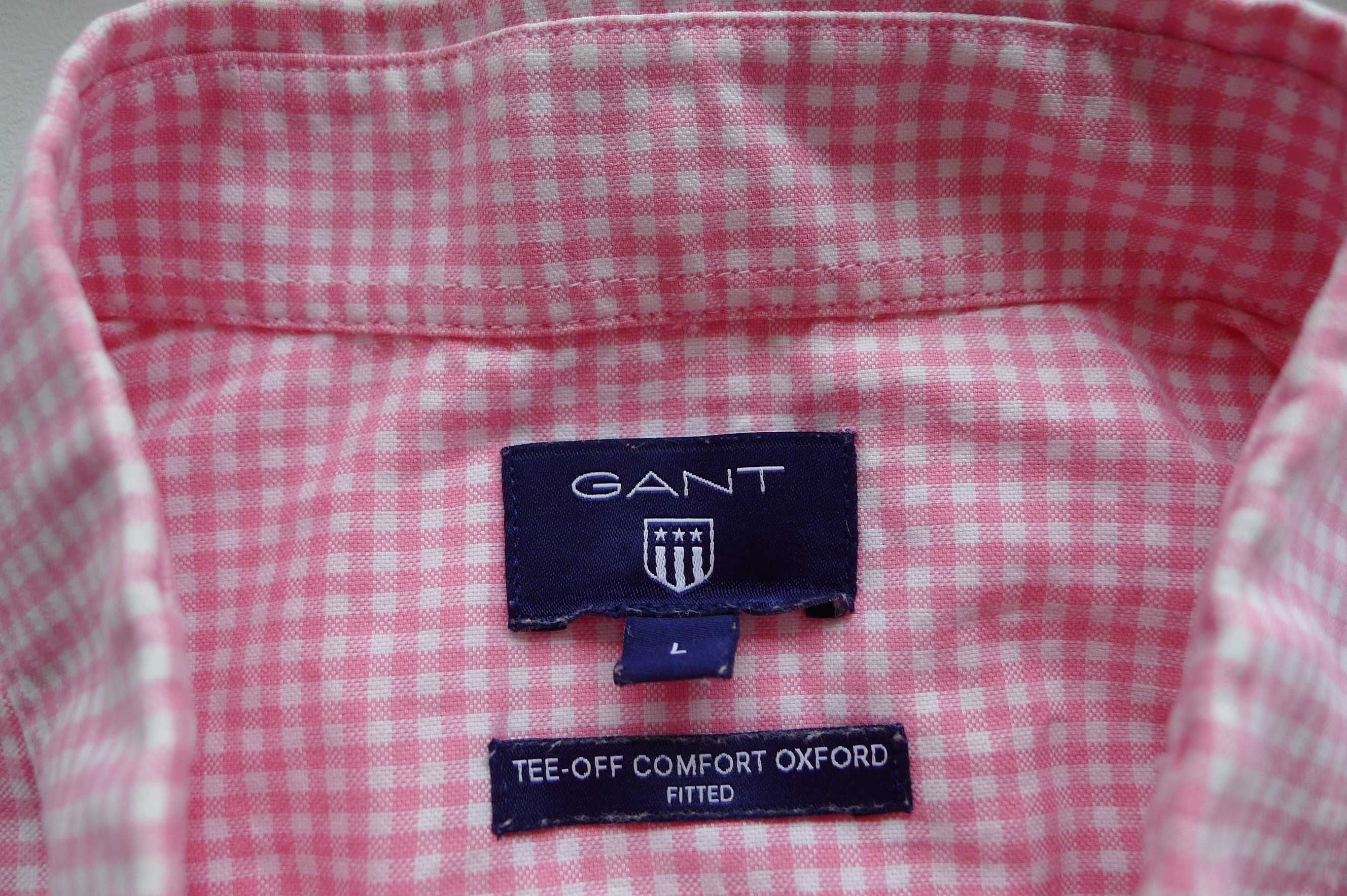koszulka koszula GANT Oxford meska  krateczka r. L