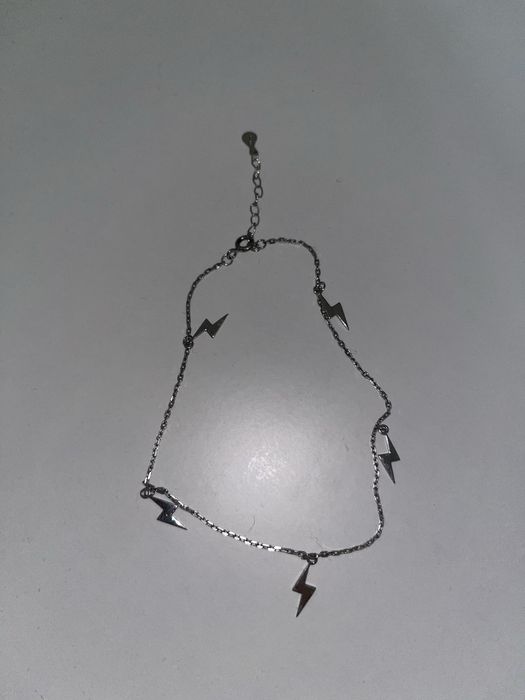 Срібна підвіска на ногу бренду «Minimal”