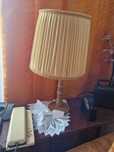 Lampa stołowa abażur vintage retro prl