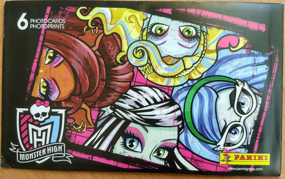 Monster High fotokarty Panini