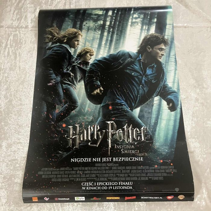 Plakat kinowy Harry Potter 4-7! Pierwsze wydania!