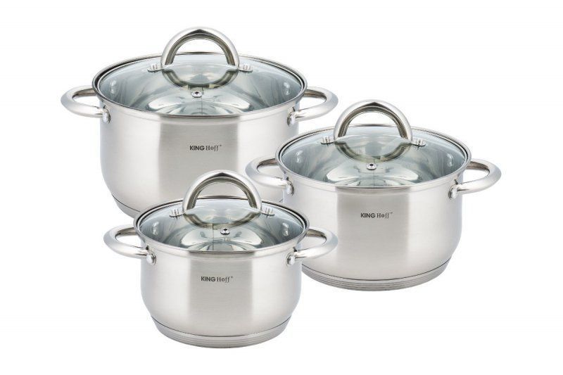 kinghoff zestaw garnków 6 elem. kh-4447