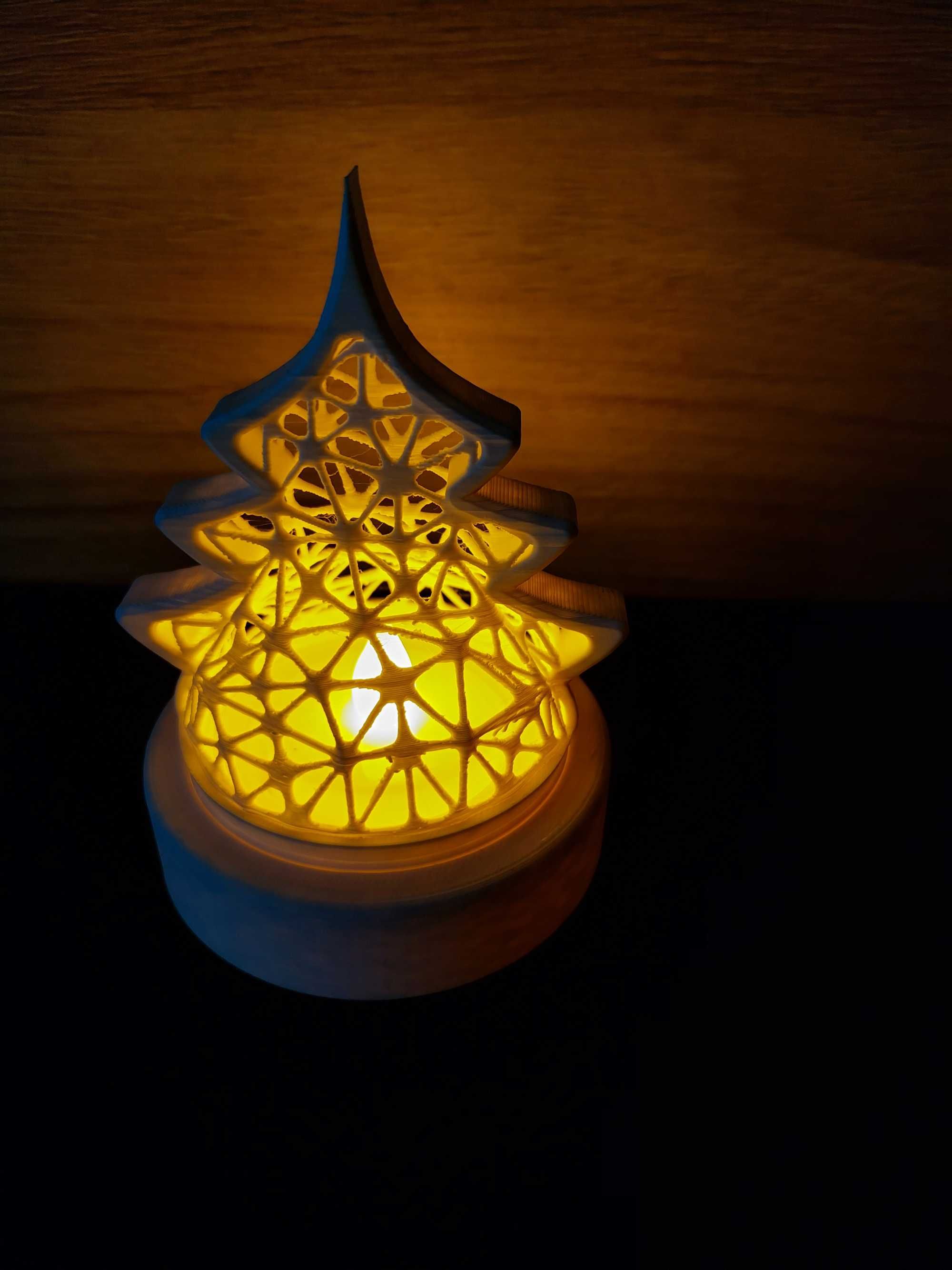 Ozdoba świąteczna, choinka na lampke led