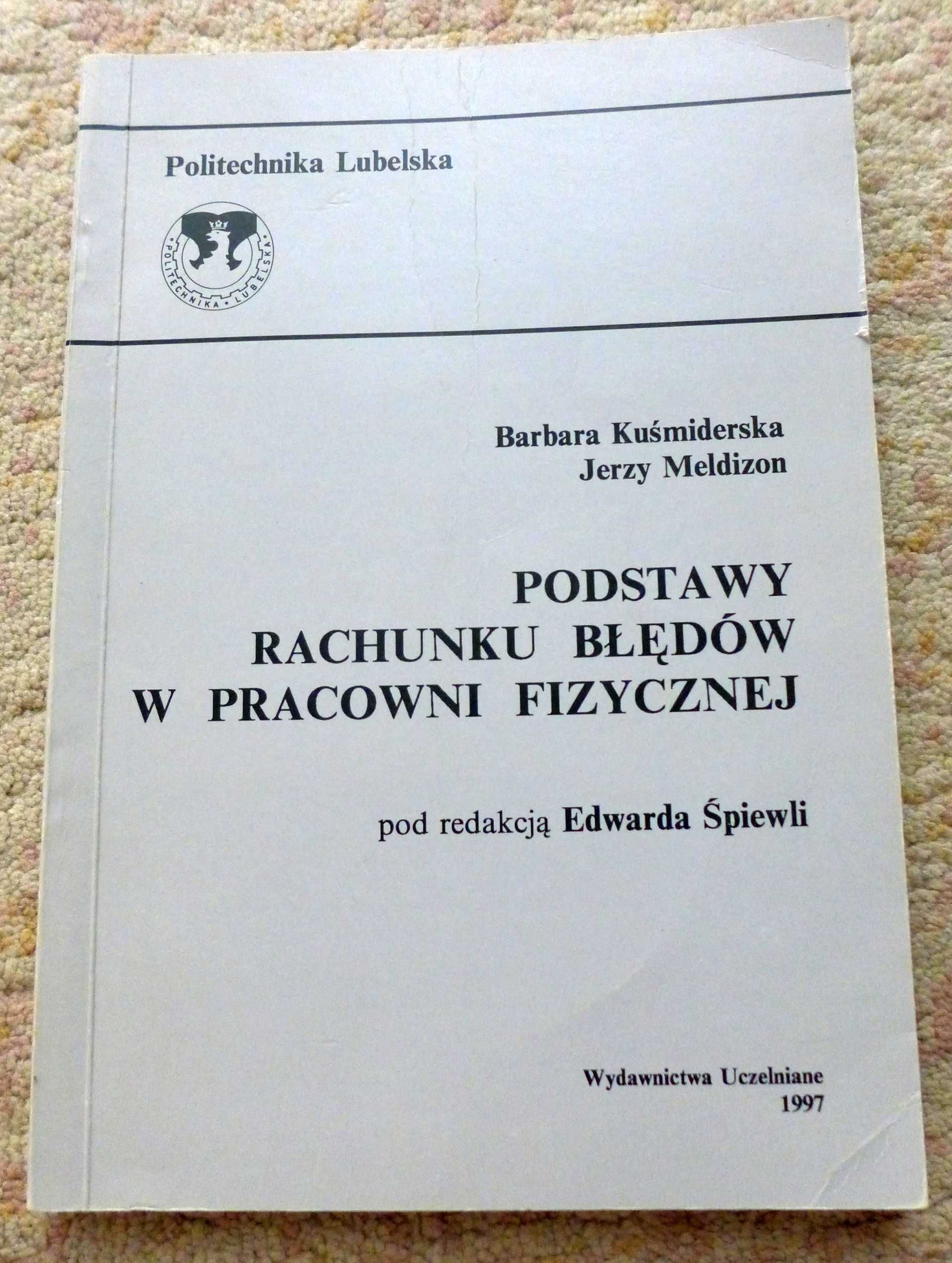 Książka Podstawy rachunku błędów w pracowni fizycznej