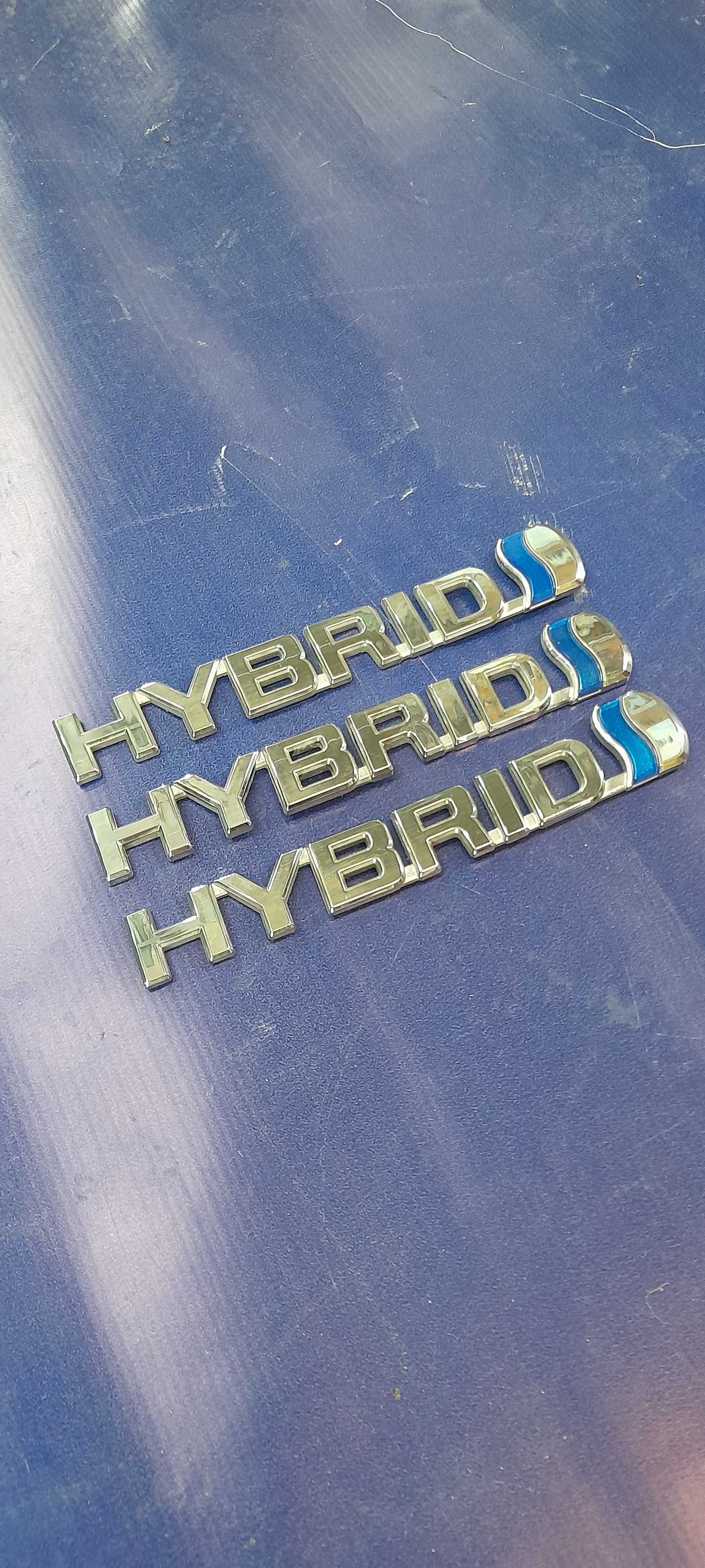 logo napis HYBRID emblemat znaczek