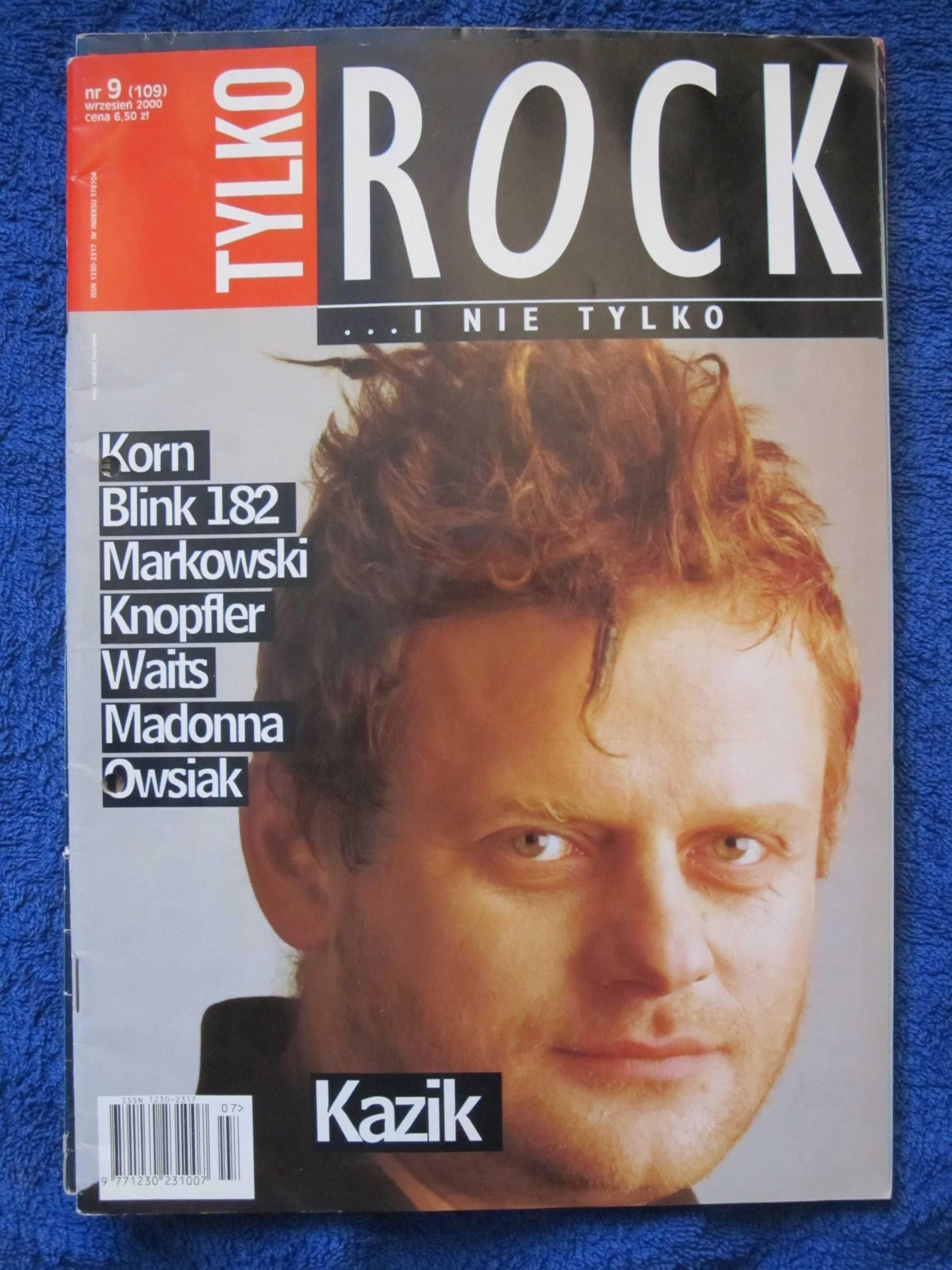 Tylko Rock 9/2000 Kazik,Madonna,Tom Waits,Korn, Grzegorz Markowski
