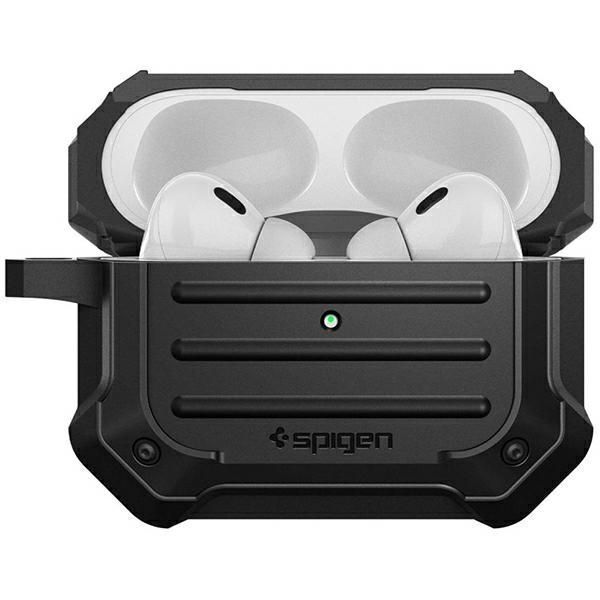 Spigen Tough Armor Mag Airpods Pro 1/2 Magsafe Czarny/Black Acs05480