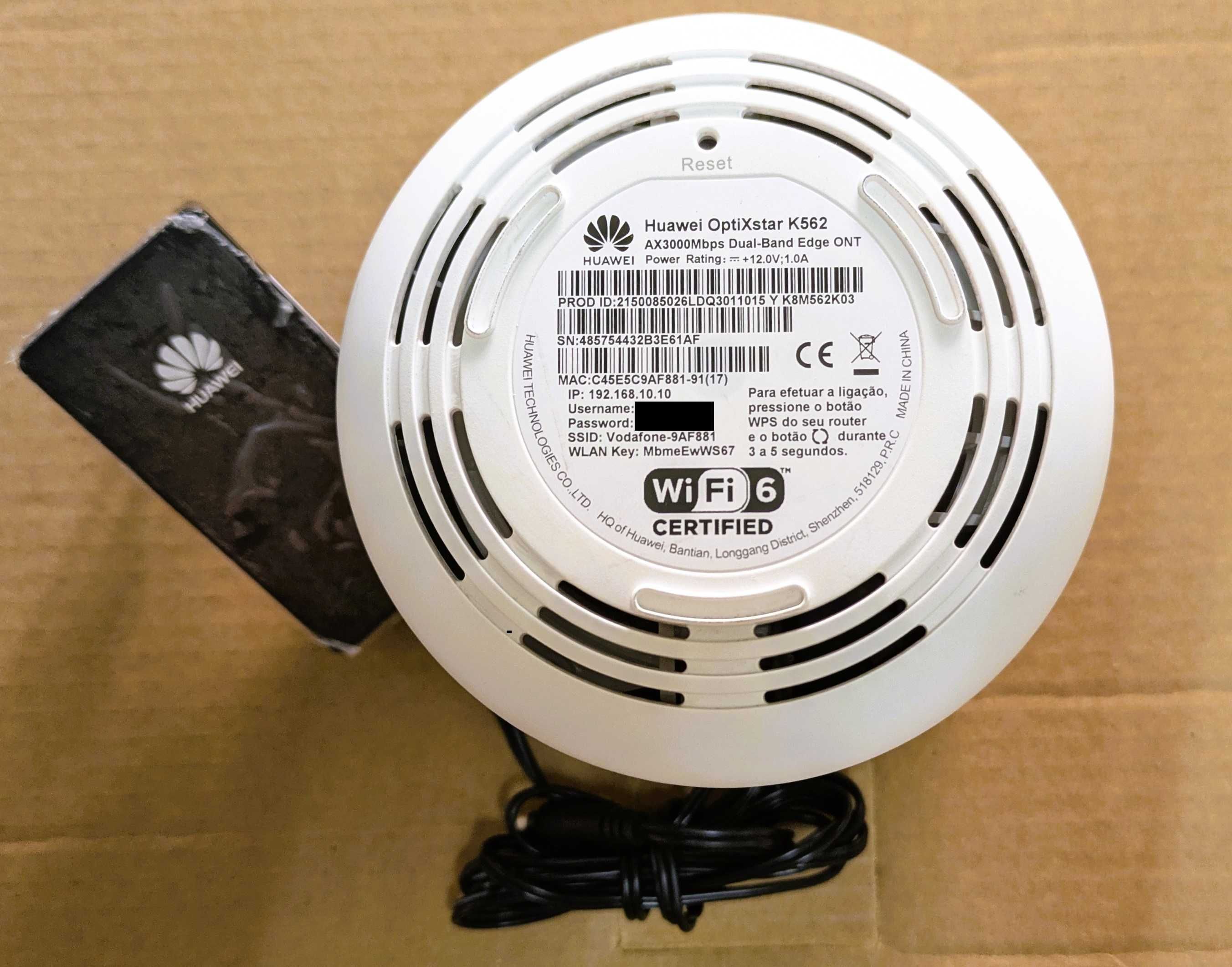 Huawei OptiXstar K562 - 2.4G / 5G / Wi-Fi 6
