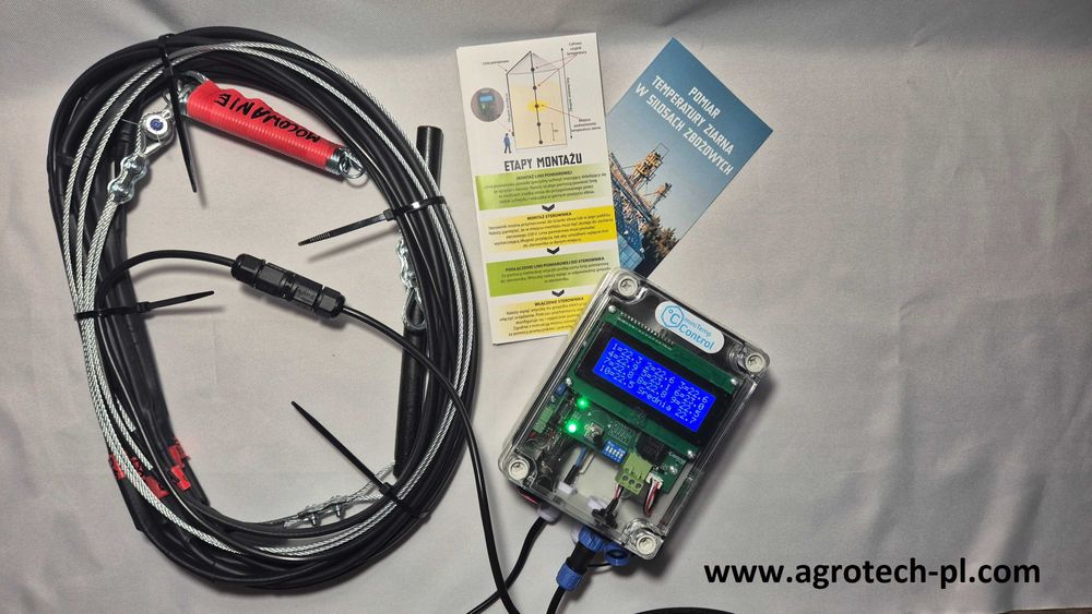 Pomiar temperatury ziarna w silosach! BIN WINKLER KBKS MICHAŁ KONSIL