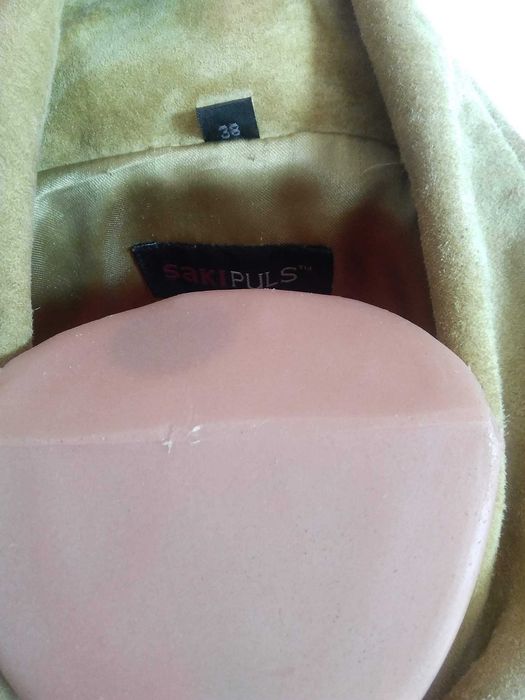 kurtka skora zielona