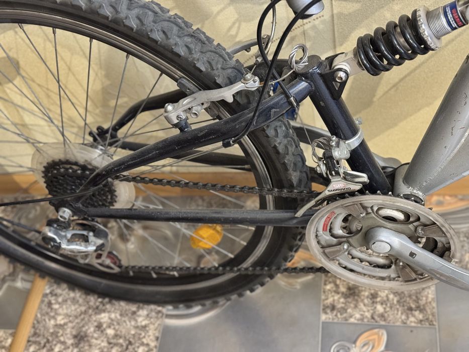 Велосипед горный, двухподвесный MTB