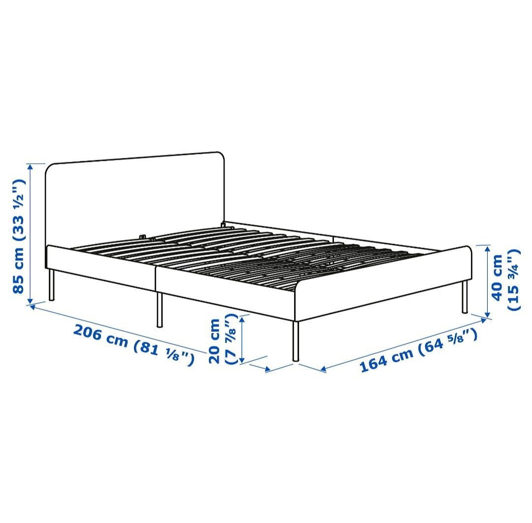 Cama de casal 160×200 com colchão incluído
