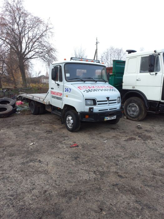 Евакуатор самоскид фургон по Варашському районі