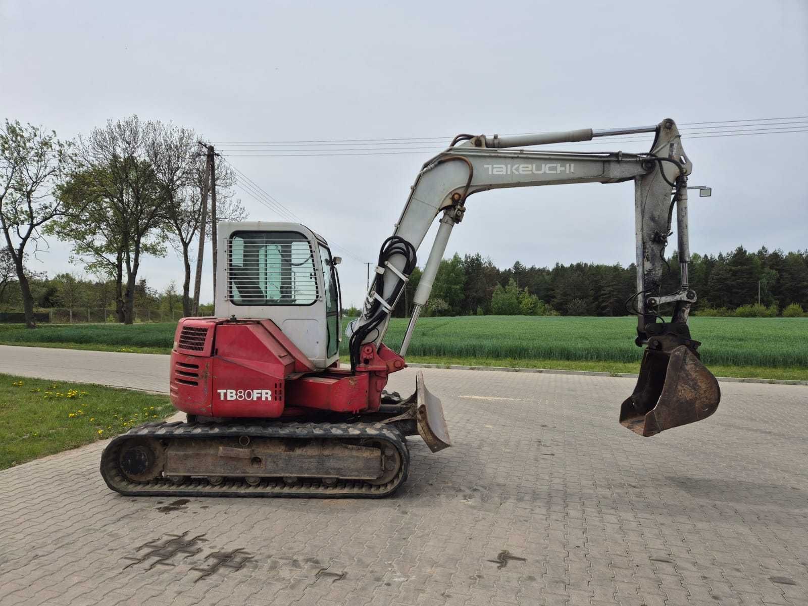 Koparka Takeuchi TB80FR nie Jcb,Cat,
