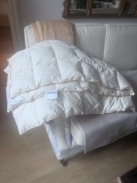 Kołdra z puchu gęsiego polska jakość premium 220/220