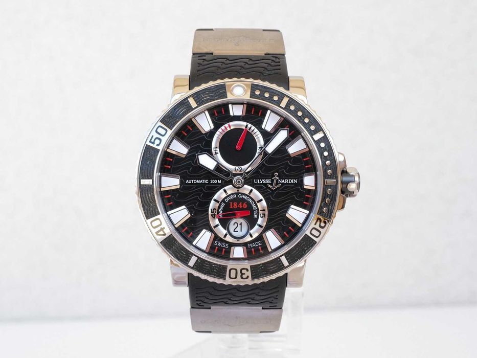 Ulysse Nardin Maxi Marine 45mm Diver Titanium Black Dial