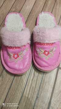 Pantofle góralskie dla dziewczynki wkladka 21 cm