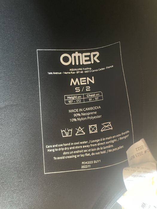 Fato de caça/pesca submarina Omer 5mm