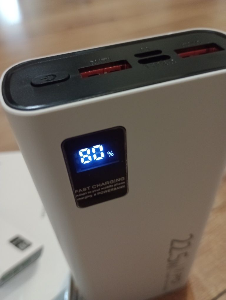 POWERBANK 8800/10000/20000/30000mAh/SzybkieŁadowanie-22,5W/Biały-Czar
